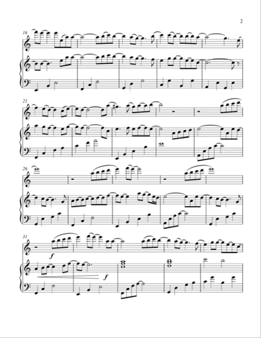 Mary, Did You Know? Flute Solo scores gallery preview page 3