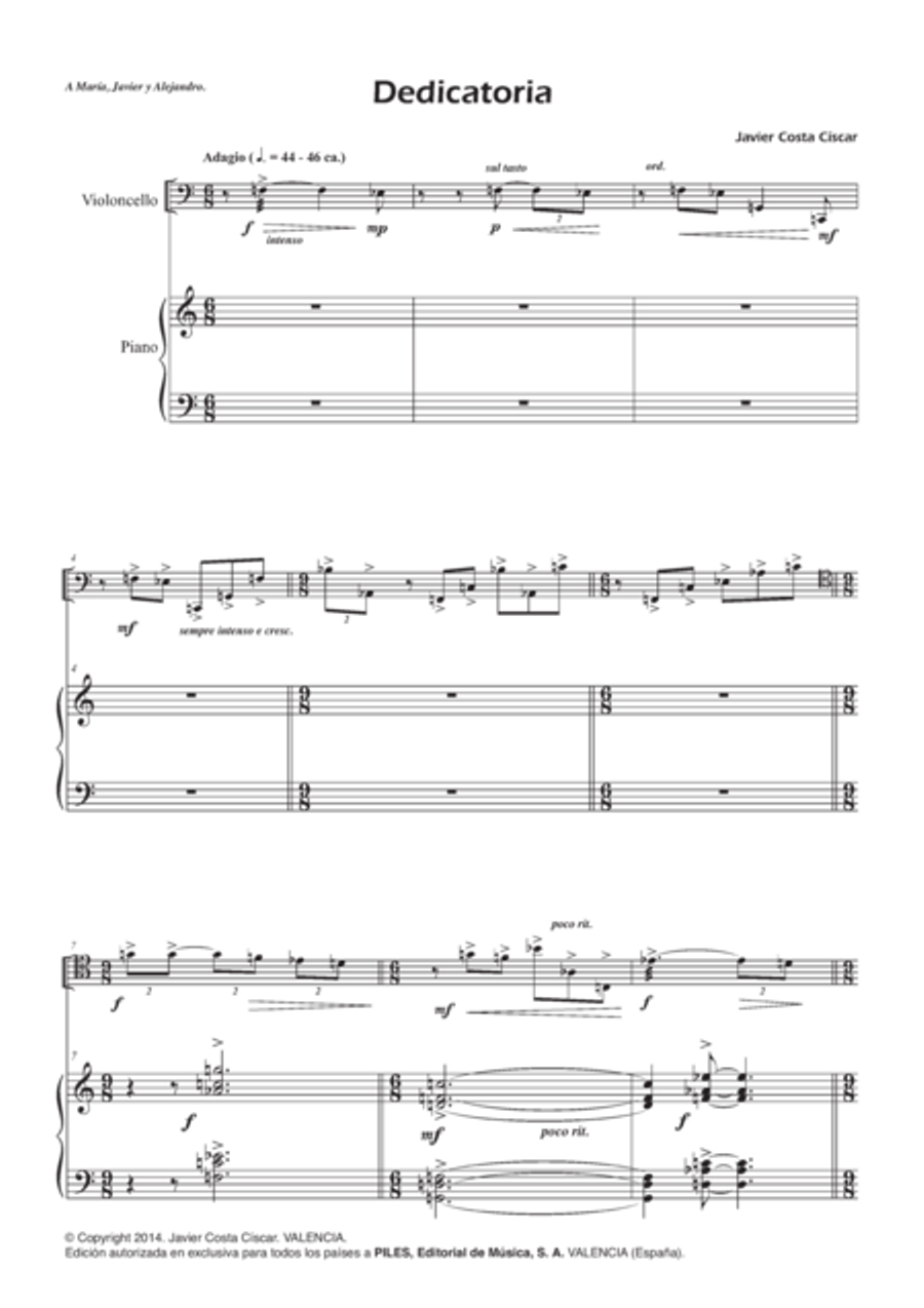 Dedicatoria Dedicatoria Piano scores gallery preview page 2