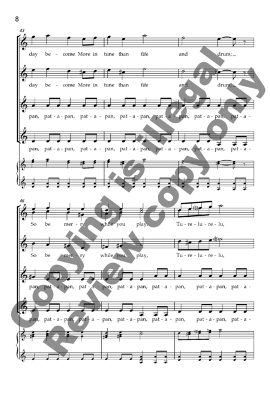 Pat-a-pan Pat-a-pan SSAA scores gallery preview page 21