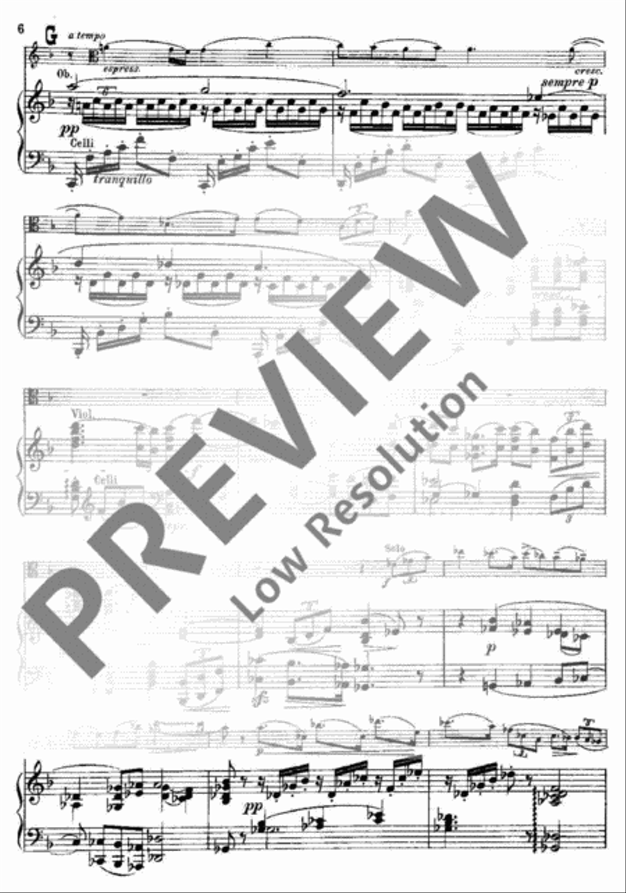 Romanze F Major Viola scores gallery preview page 9