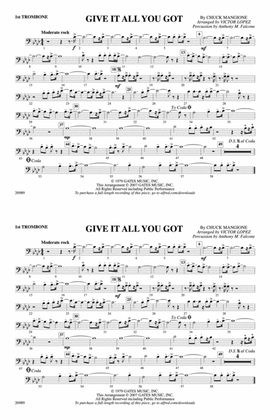 Give It All You Got: 1st Trombone