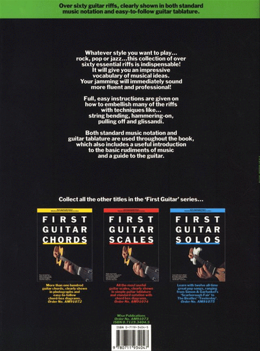 First Guitar Riffs First Guitar Riffs Electric Guitar scores gallery preview page 2