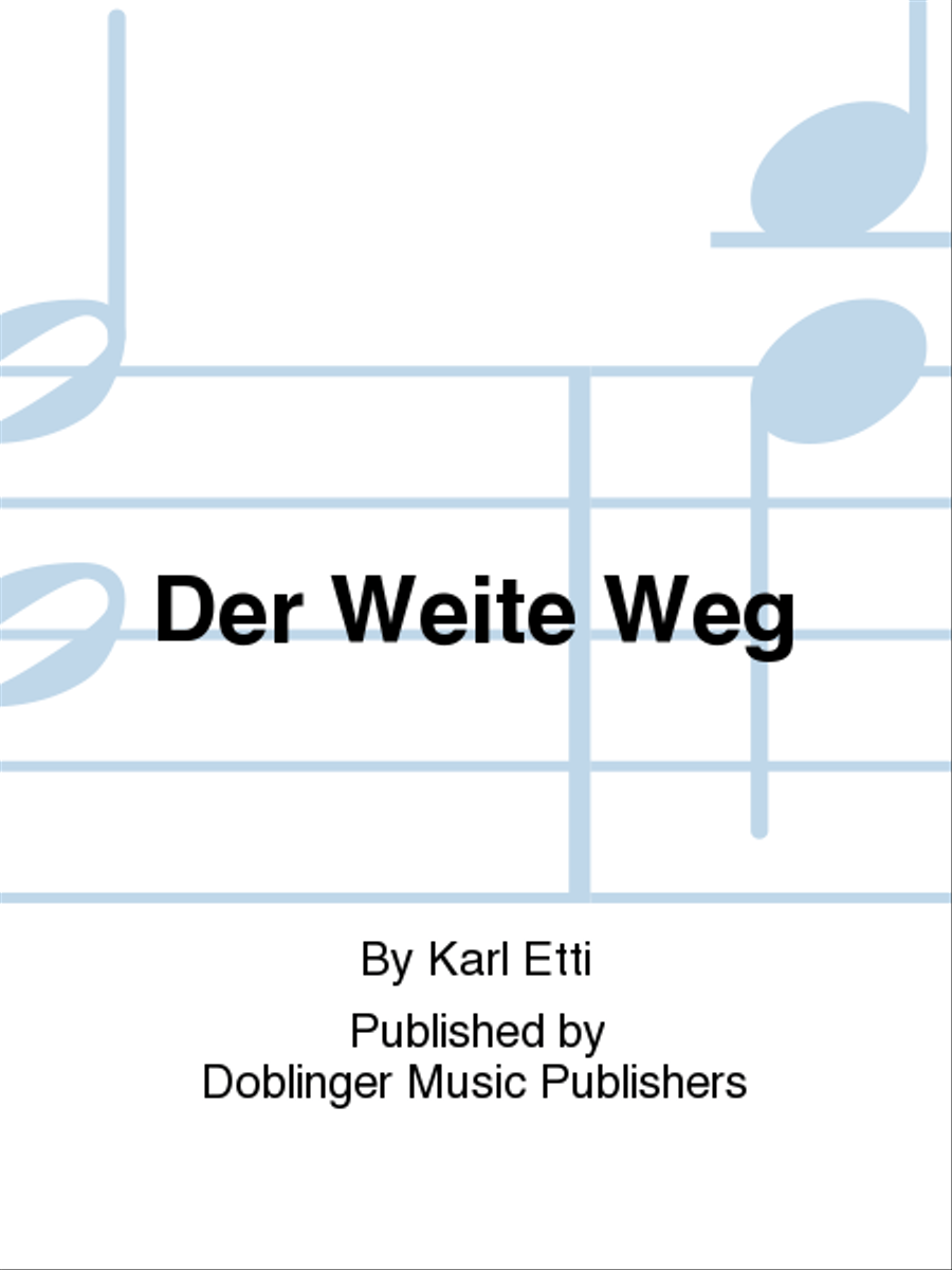 Weite Weg, Der Weite Weg, Der TTBB scores gallery preview page 1