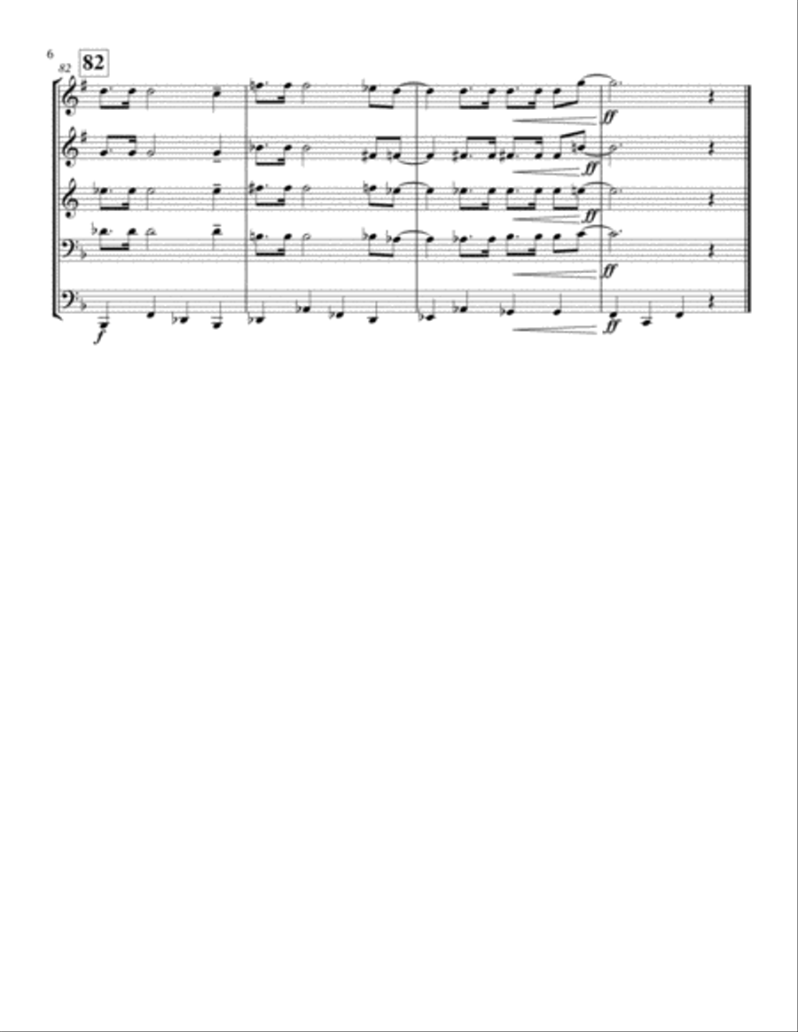 Volare Brass Ensemble scores gallery preview page 6