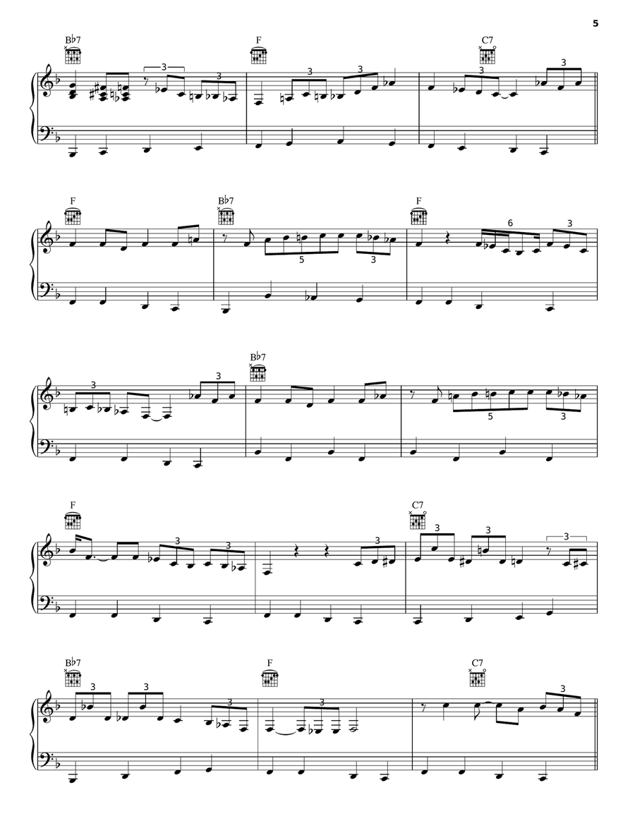 Honky Tonk (Parts 1 & 2) Guitar scores gallery preview page 5