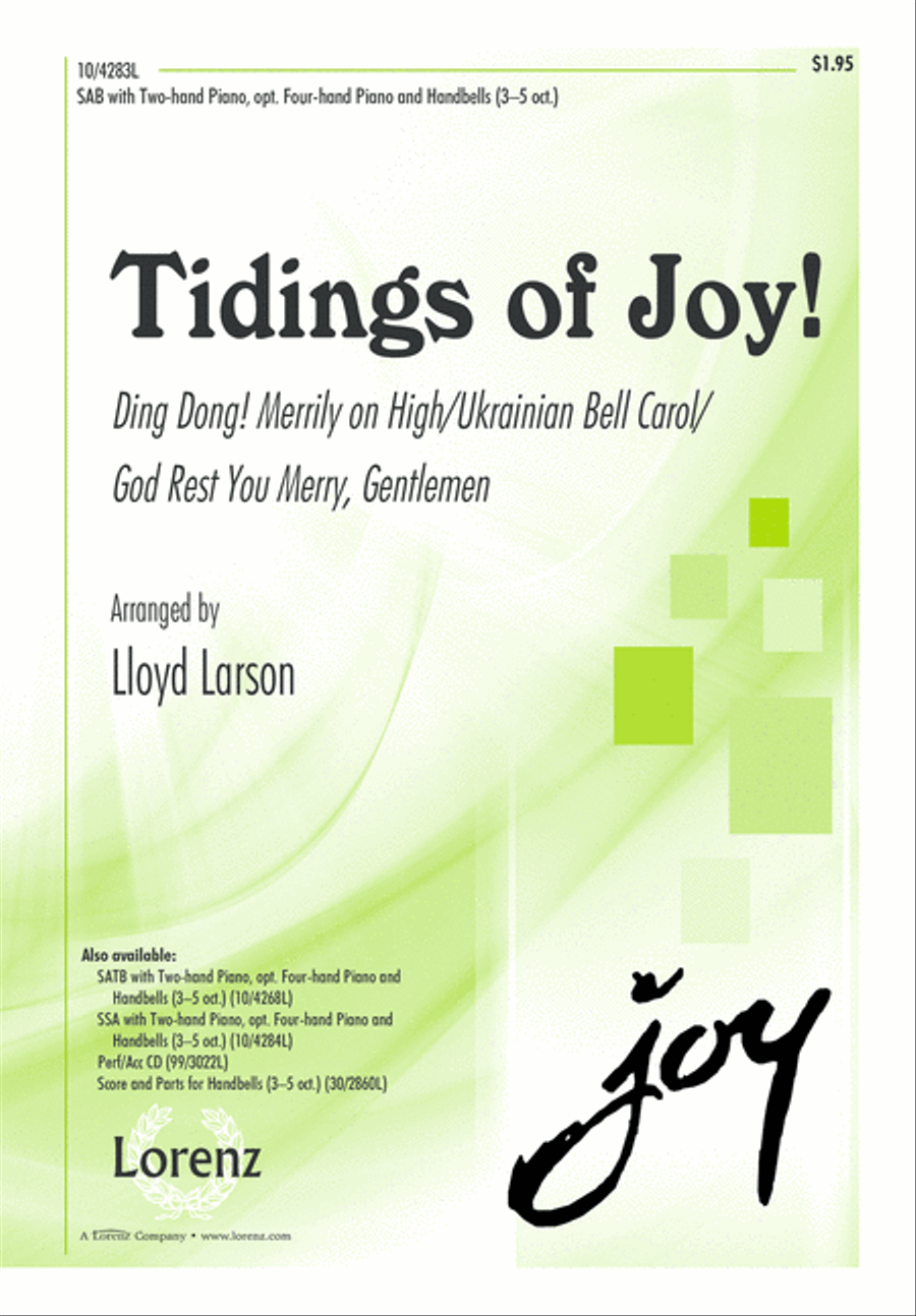 Tidings of Joy! 3-Part scores gallery preview page 2