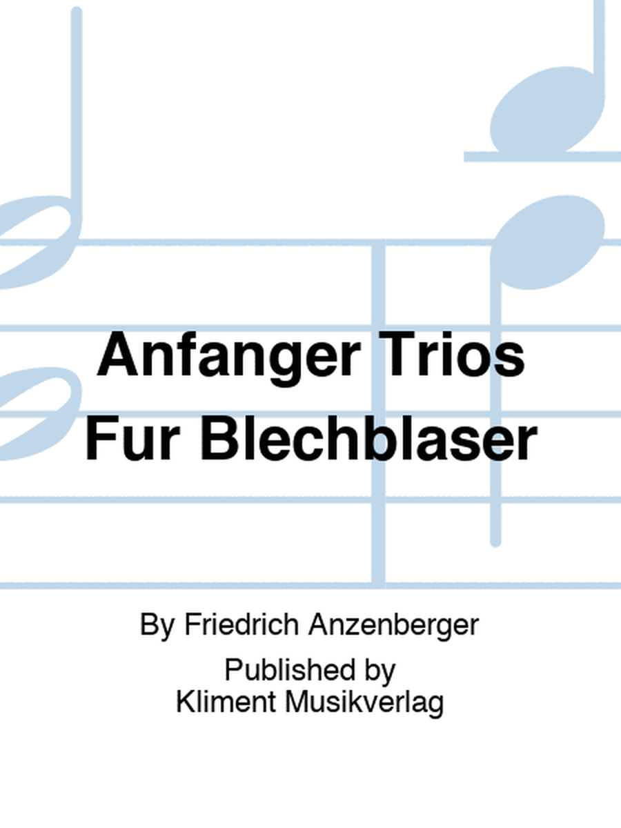Anfanger Trios Für Blechblaser