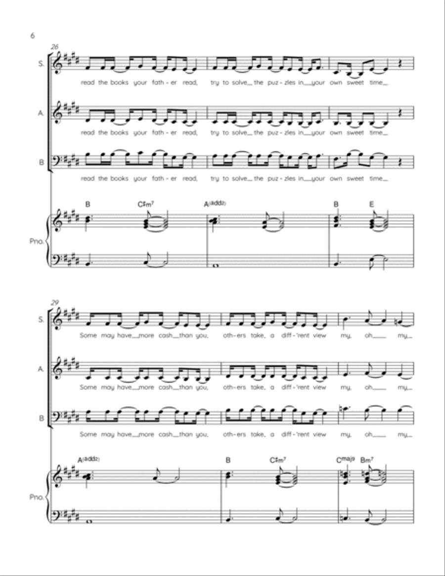 You Gotta Be 3-Part scores gallery preview page 6