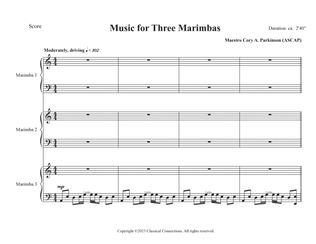 Music for Three Marimbas