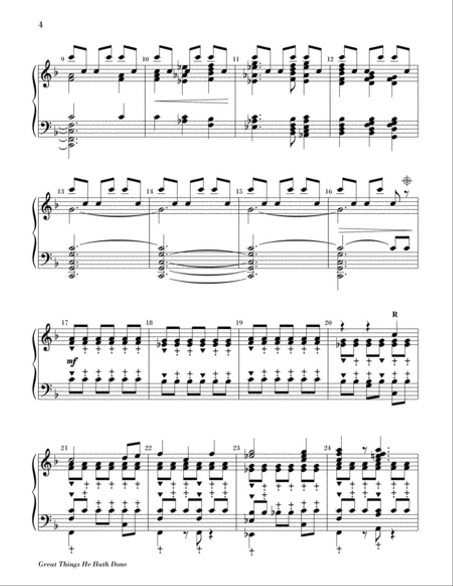 Great Things He Hath Done 5-Octaves scores gallery preview page 3