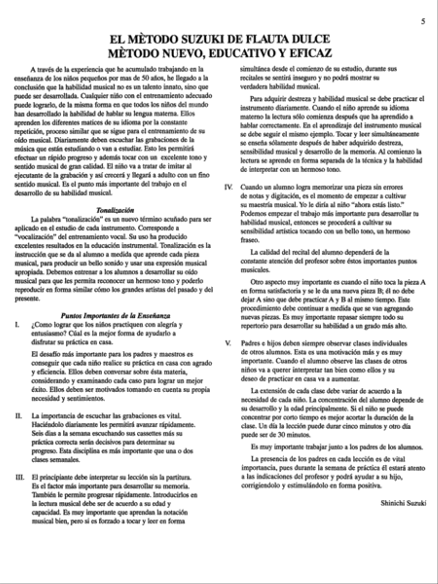 Suzuki Recorder School (Alto Recorder), Volume 4 Alto Recorder scores gallery preview page 16