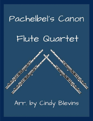 Book cover for Pachelbel's Canon, for Flute Quartet