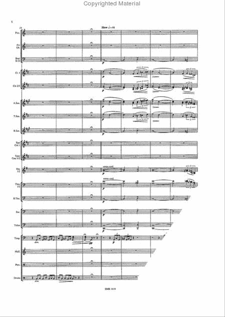 Lawrence of Arabia Concert Band scores gallery preview page 6