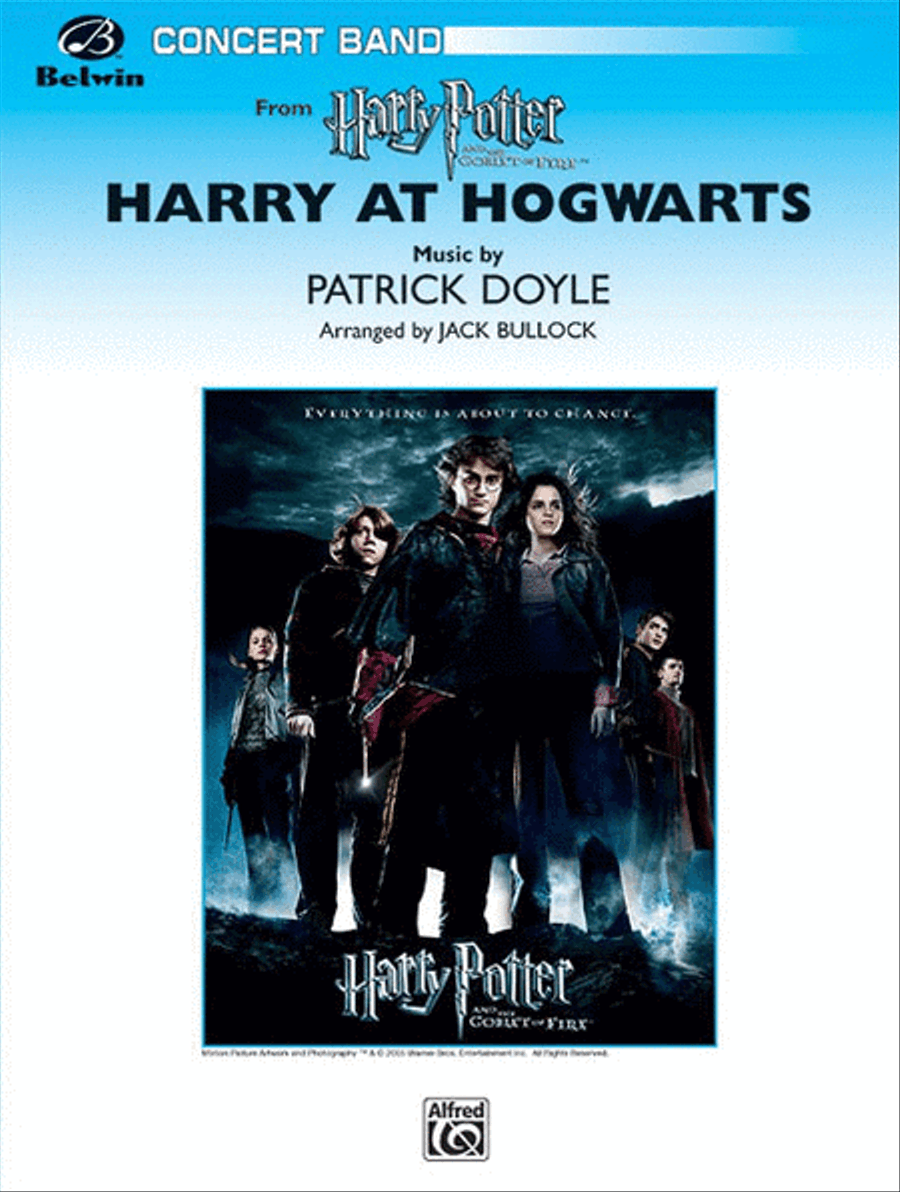 Harry at Hogwarts (from Harry Potter and the Goblet of Fire) Concert Band scores gallery preview page 1