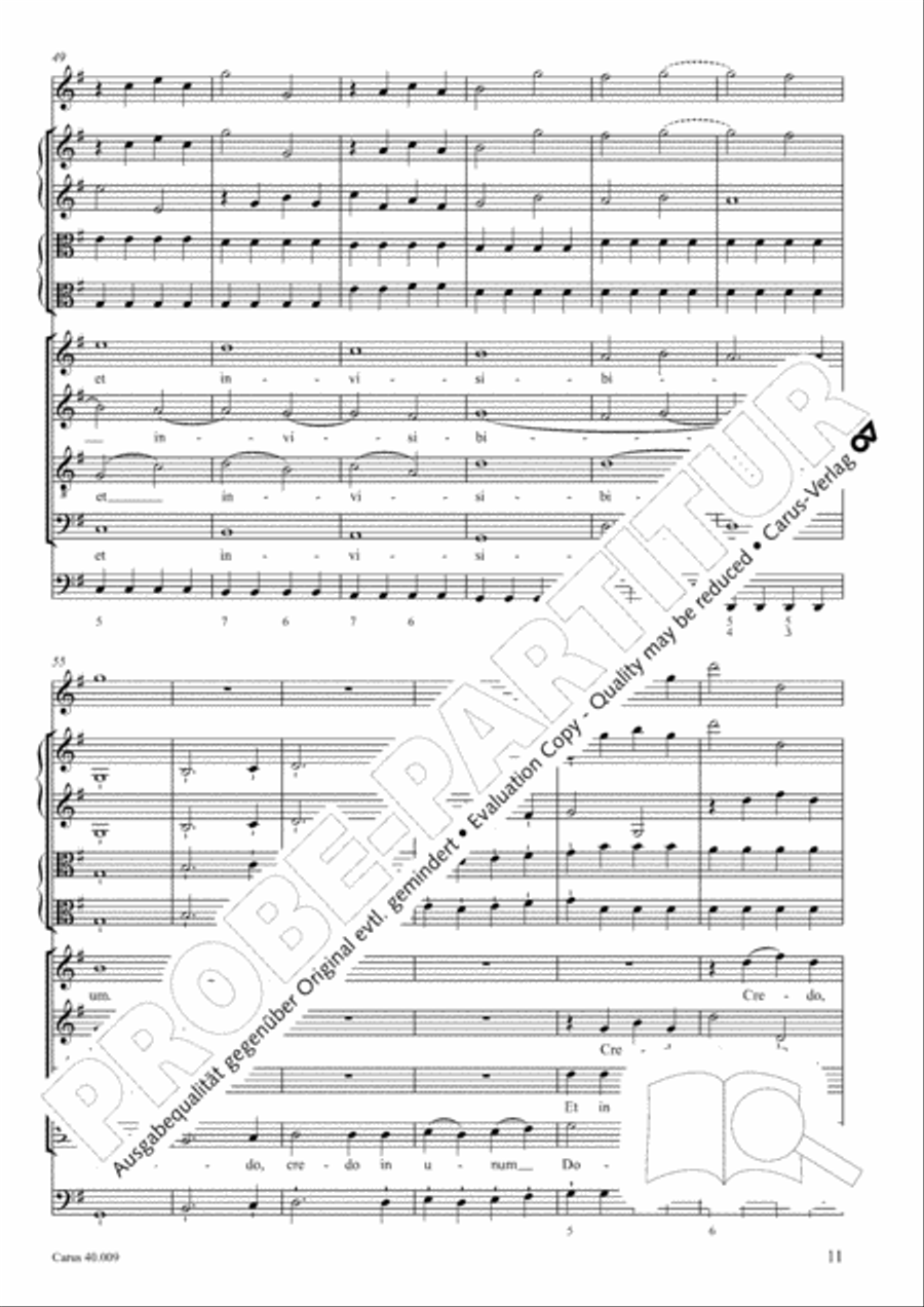 Credo in G SA scores gallery preview page 12