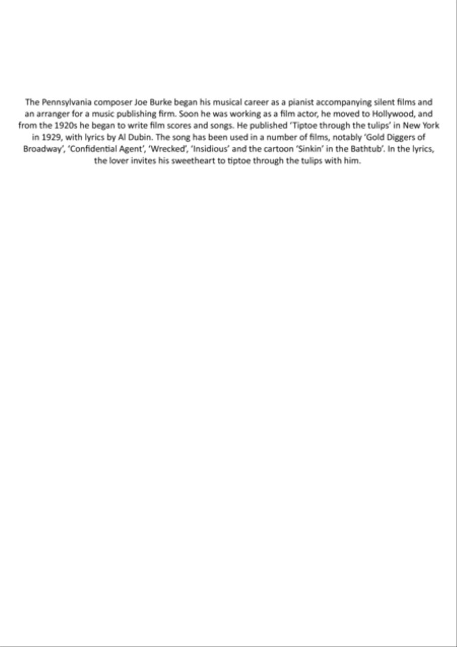 Tiptoe Through The Tulips Oboe scores gallery preview page 2