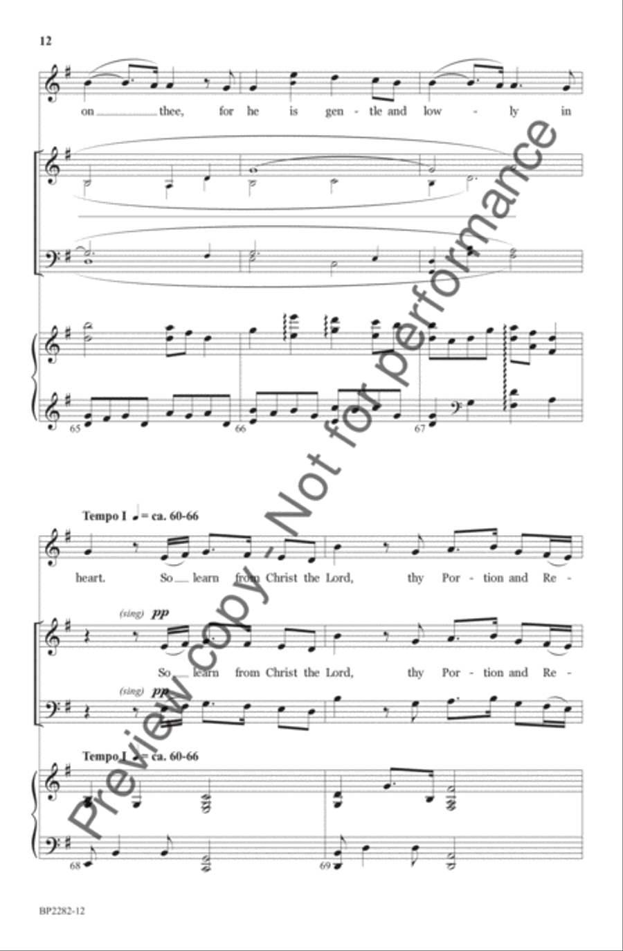 Come Find His Rest 4-Part scores gallery preview page 13