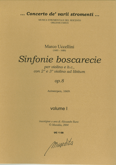 Sinfonie boscarecie op. 8 (Antwerpen, 1669)