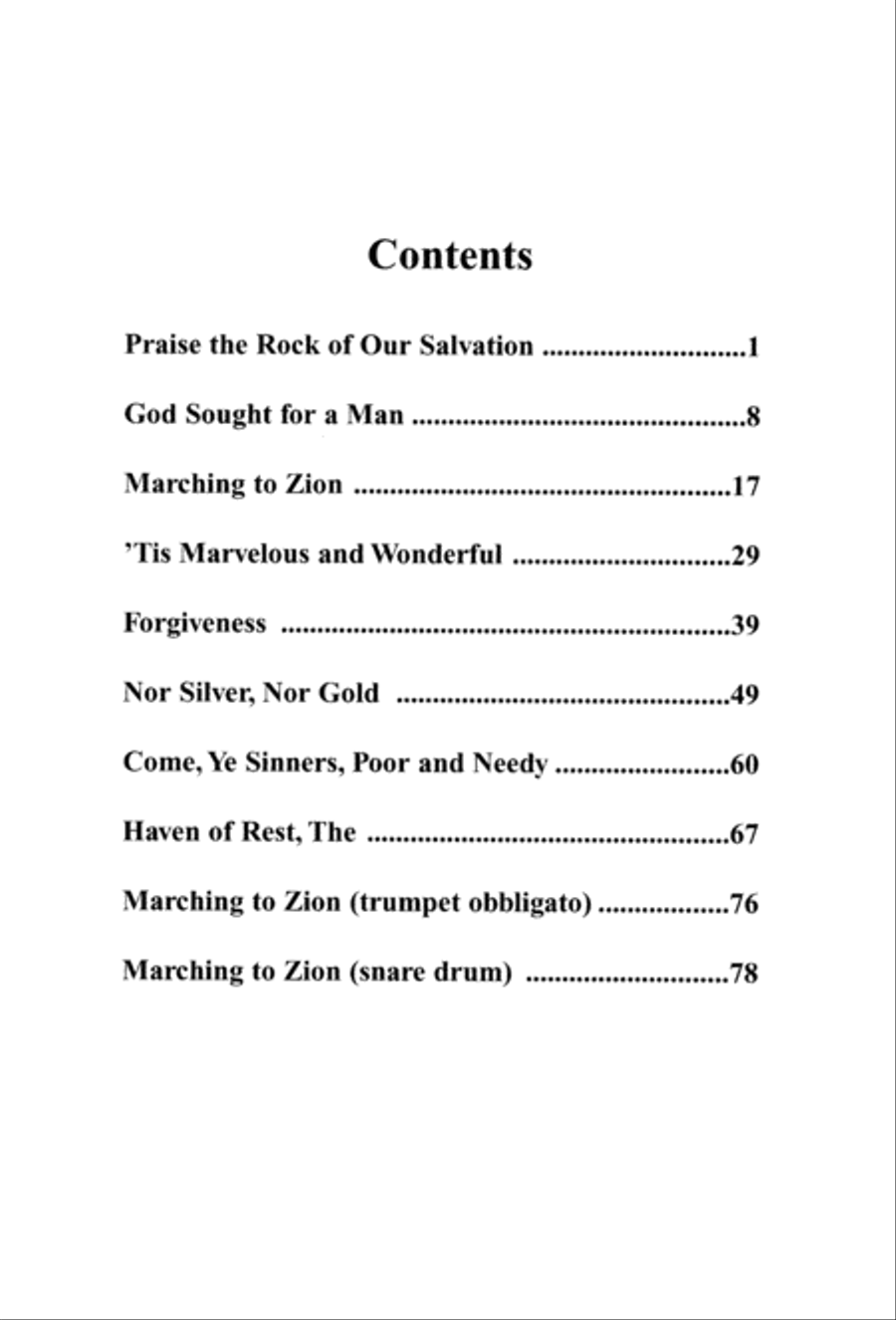 Marching to Zion 4-Part scores gallery preview page 5