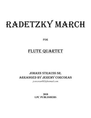 Book cover for Radetzky March for Flute Quartet