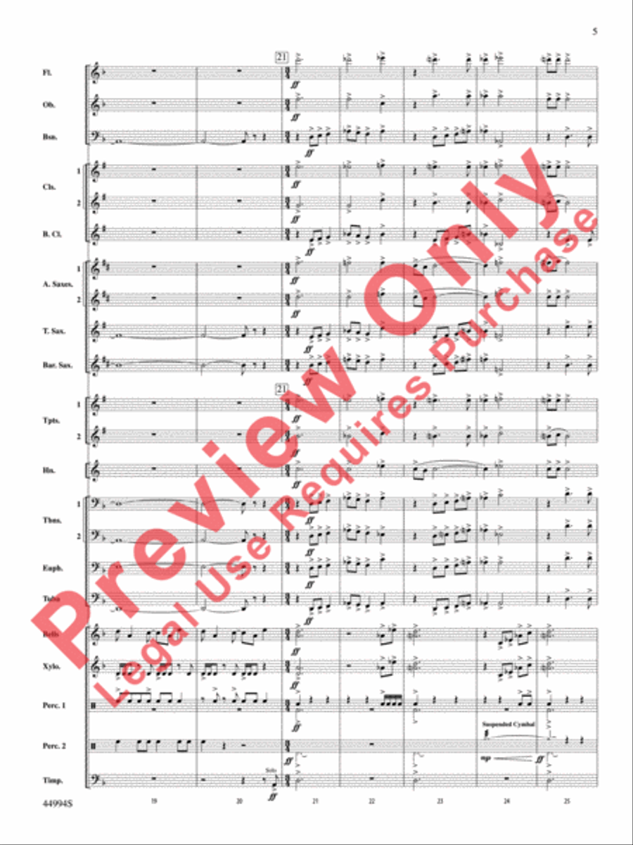 In tantum lux Concert Band scores gallery preview page 6