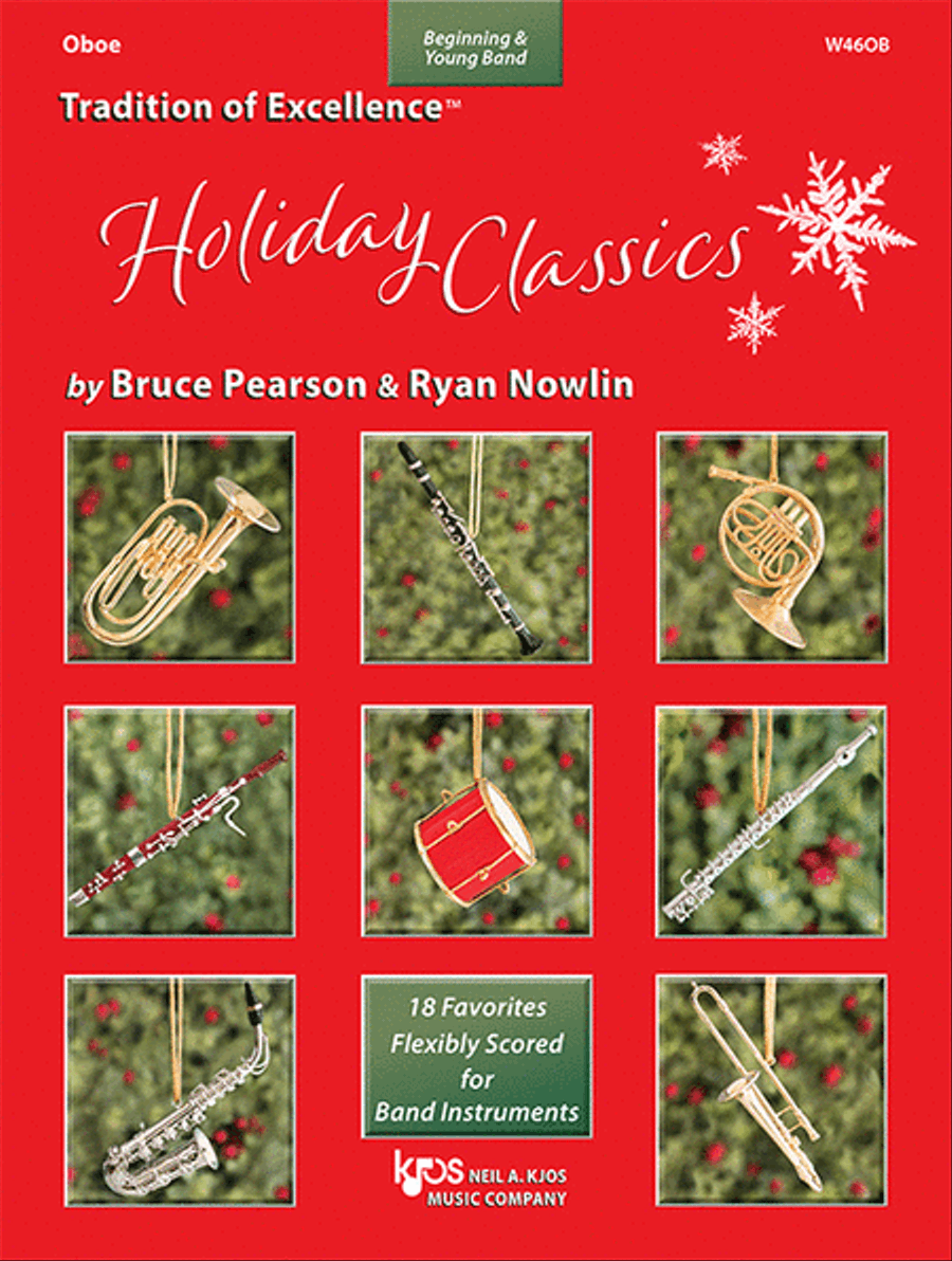 Tradition Of Excellence: Holiday Classics, Oboe Concert Band Methods scores gallery preview page 1