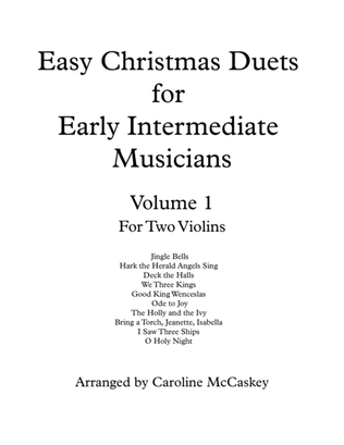 Easy Christmas Duets for Early Intermediate Violin Duet Volume 1