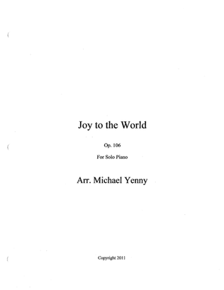 Joy to the World, op. 106