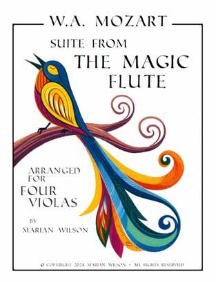 Mozart: Suite from "The Magic Flute" for 4 violas