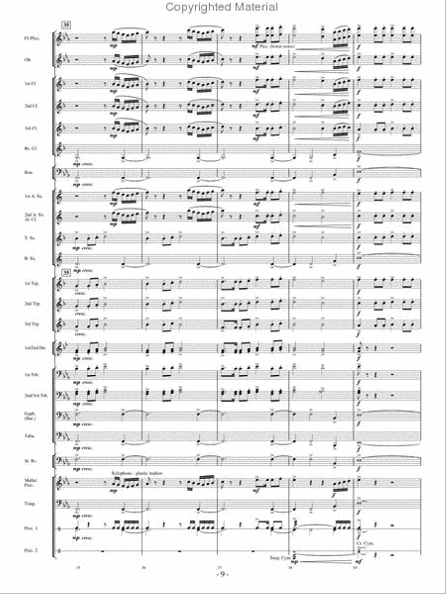 Make A Joyful Noise Concert Band scores gallery preview page 8