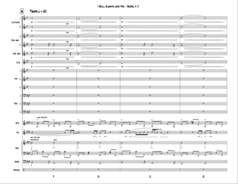 I Will Always Love You Jazz Ensemble scores gallery preview page 5