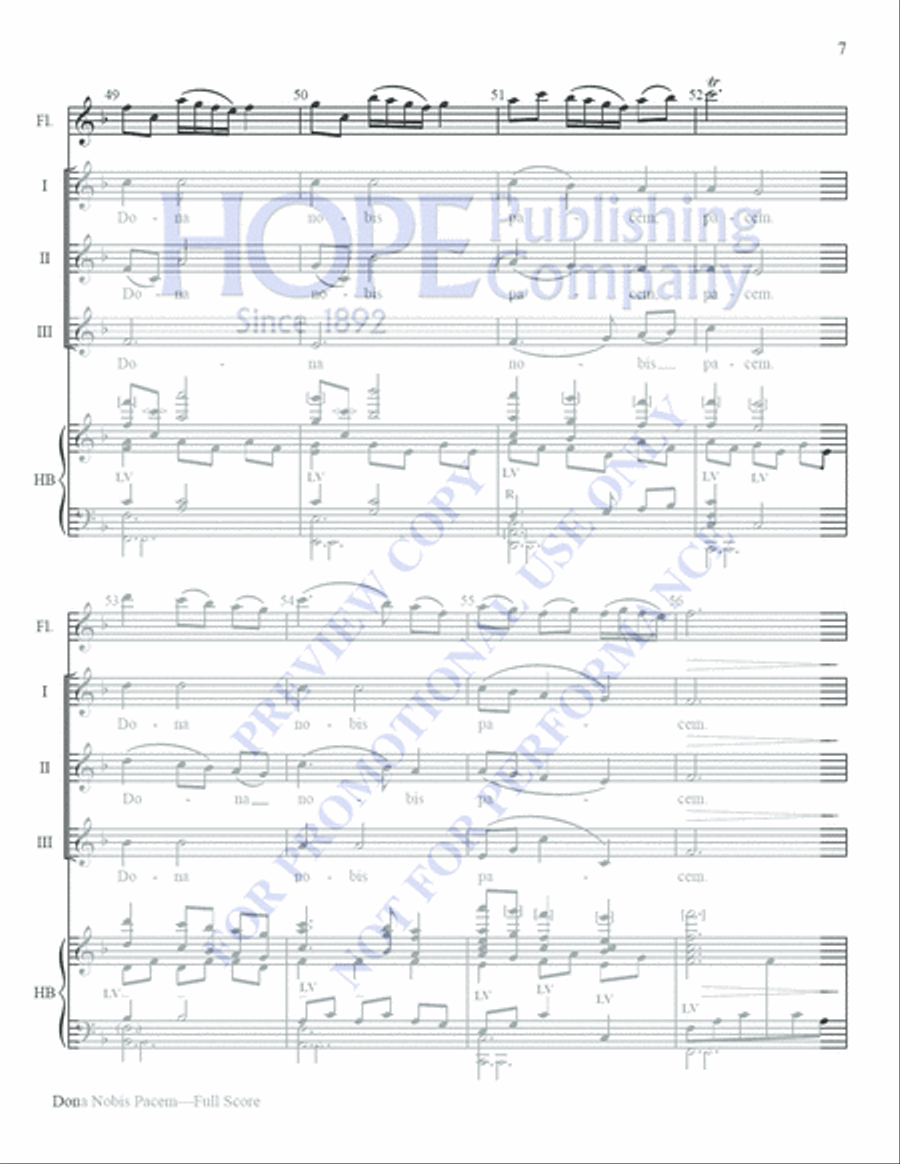 Dona Nobis Pacem Teacher Editions scores gallery preview page 7
