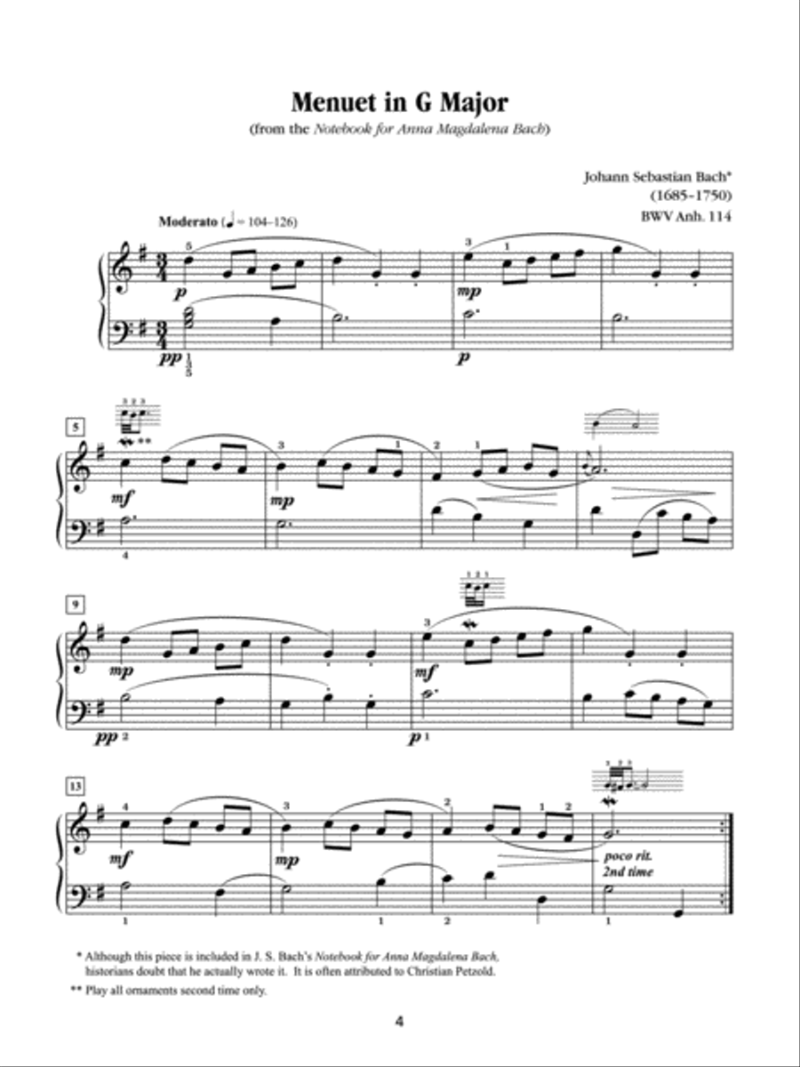 Classics for the Developing Pianist Piano Solo scores gallery preview page 3