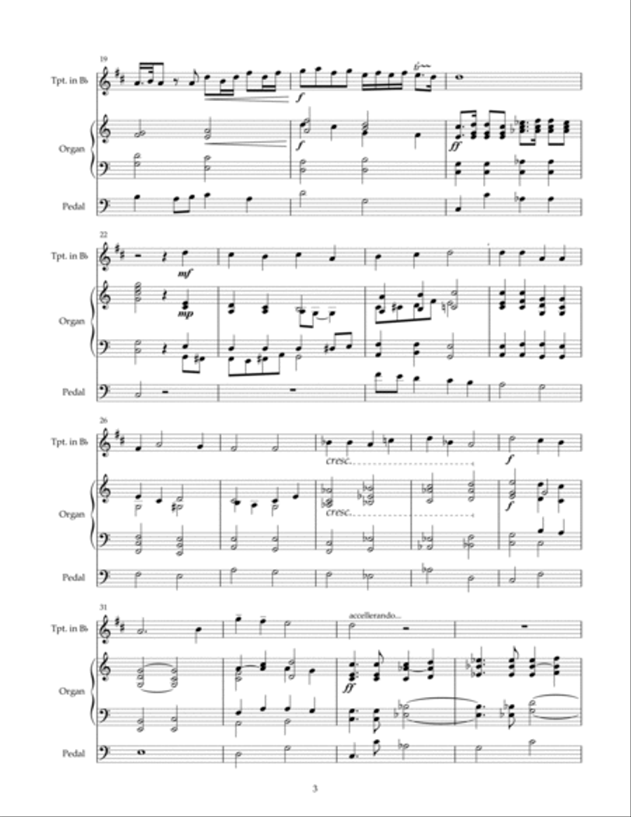 From High Heaven (VOM HIMMEL HOCH) Trumpet Duet scores gallery preview page 3