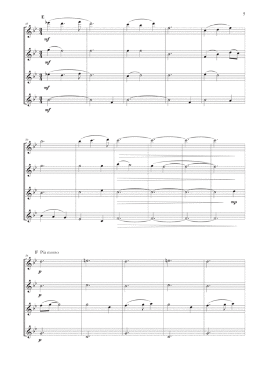 How To Train Your Dragon Woodwind Quartet scores gallery preview page 5