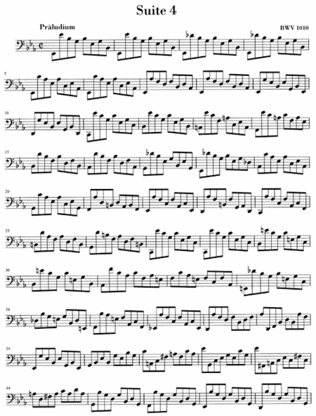 6 Suites for Violoncello Solo BWV 1007-1012