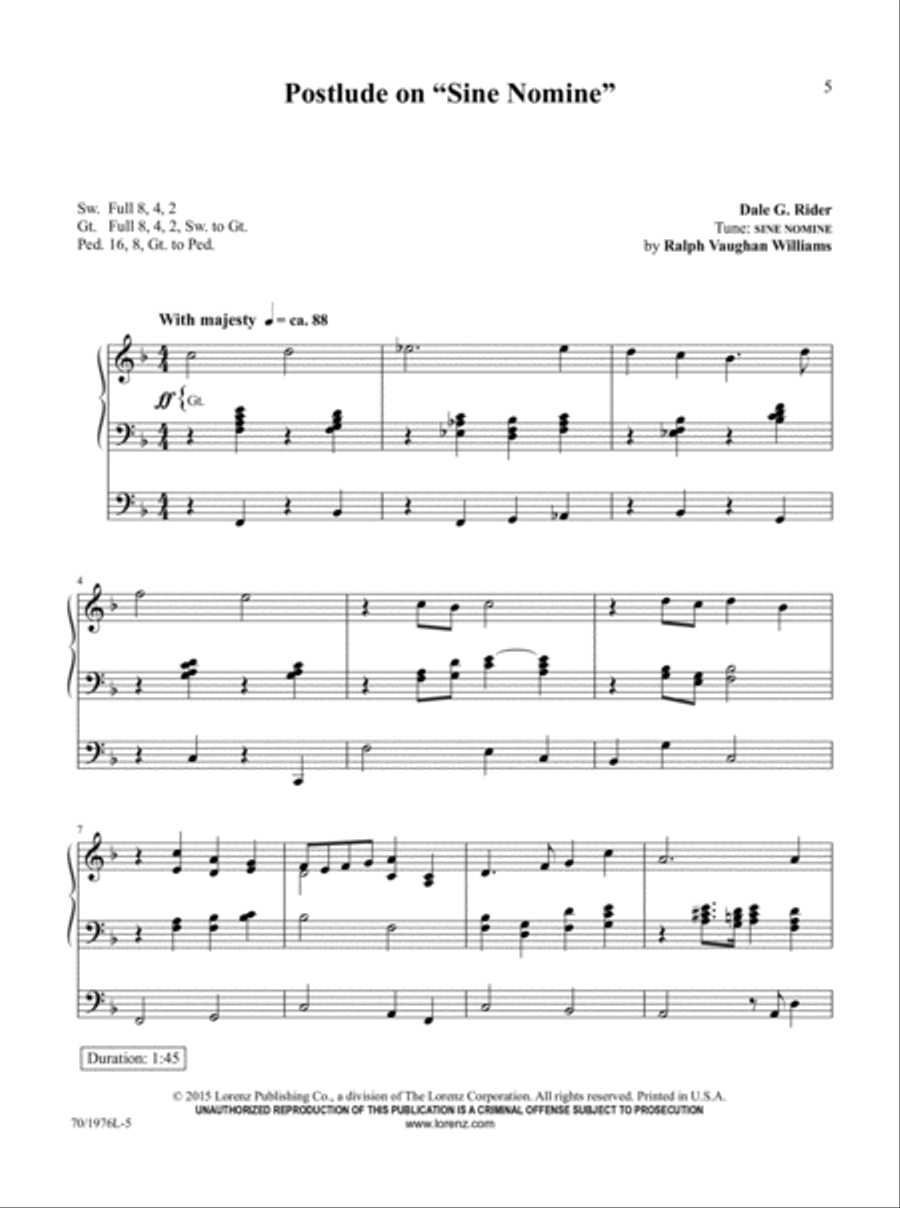The Organist's Library, Vol. 60 Organ Solo scores gallery preview page 4