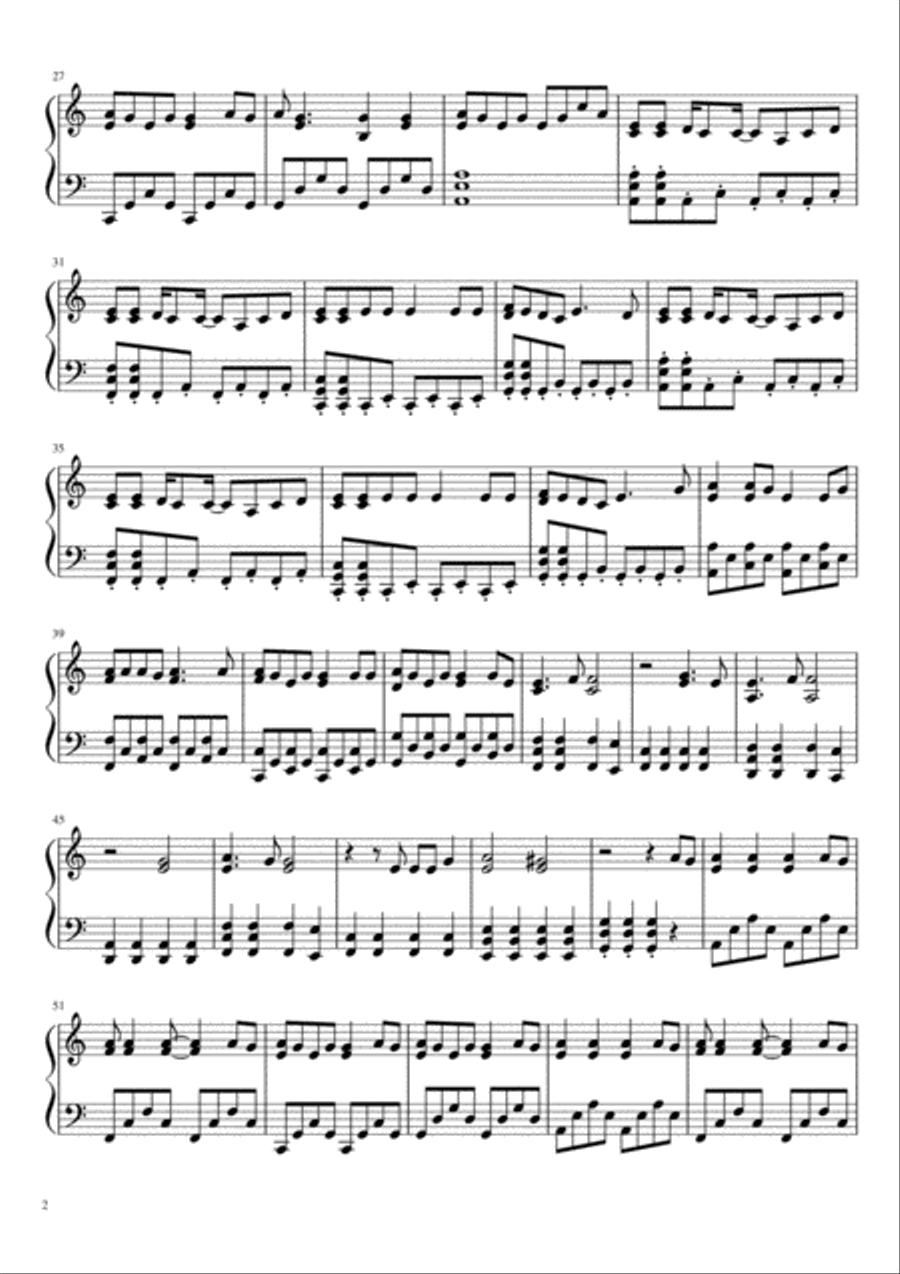 You're Gonna Go Far Kid You're Gonna Go Far Kid Piano Solo scores gallery preview page 2