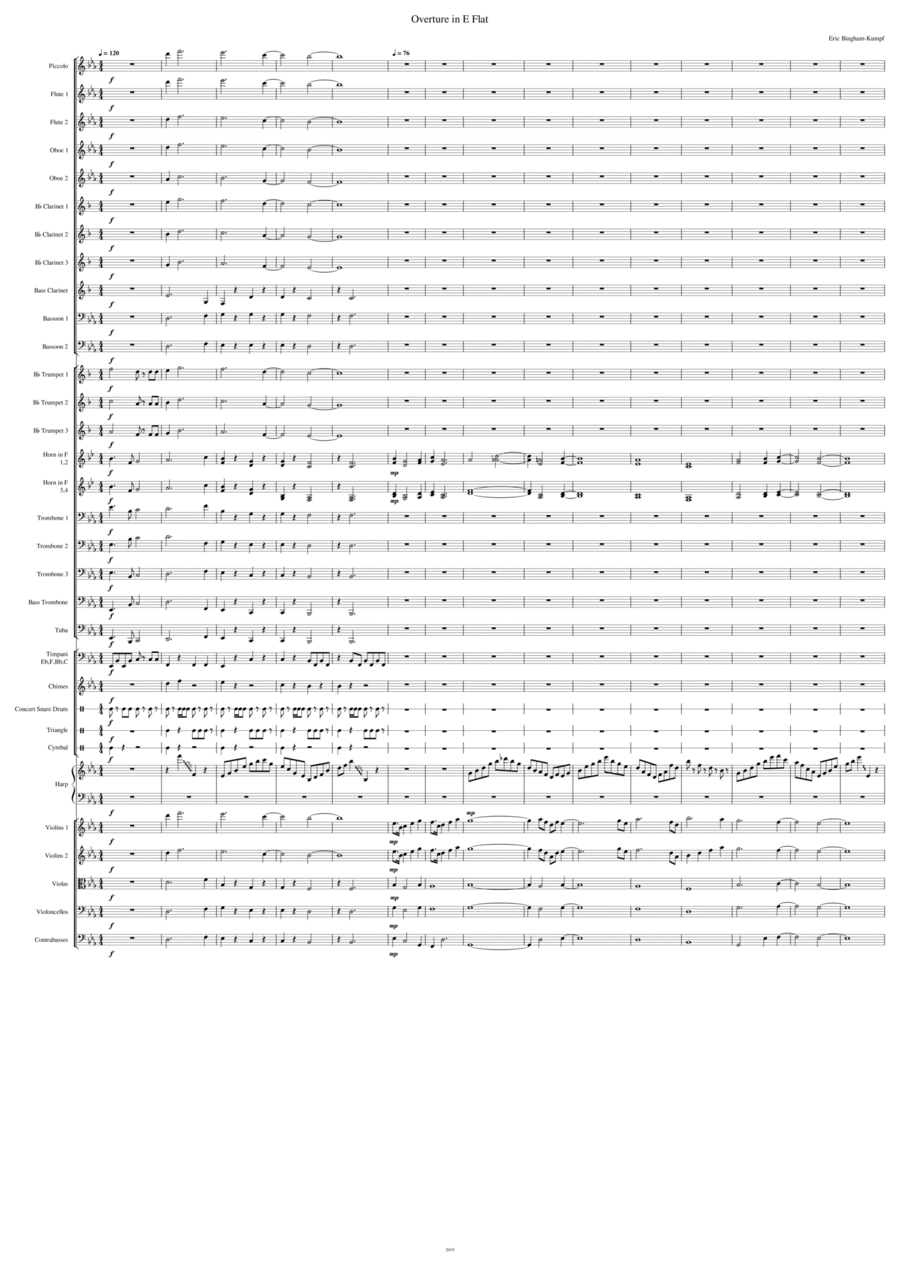 Overture in E Flat image number null