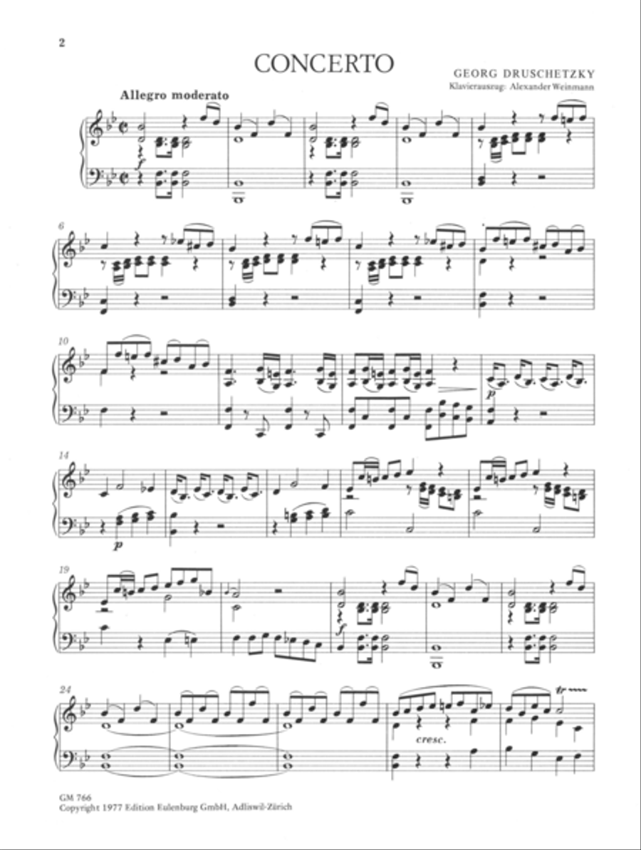 Concerto for oboe in B-flat major