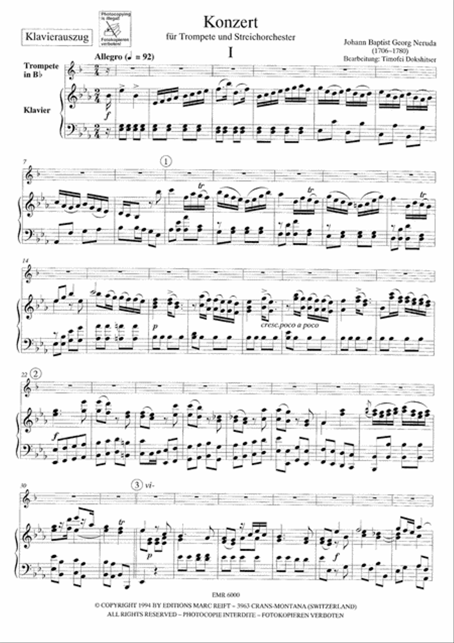 Konzert Trumpet Solo scores gallery preview page 3