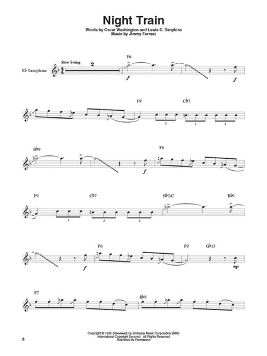 Sax Classics Saxophone Solo scores gallery preview page 5