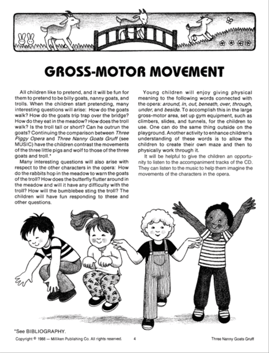Three Nanny Goats Gruff Unison Choir scores gallery preview page 4