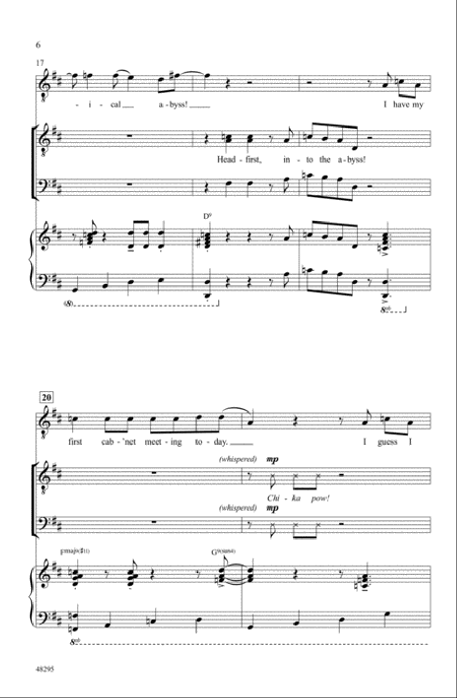 Hamilton Men Hamilton Men Choir scores gallery preview page 4