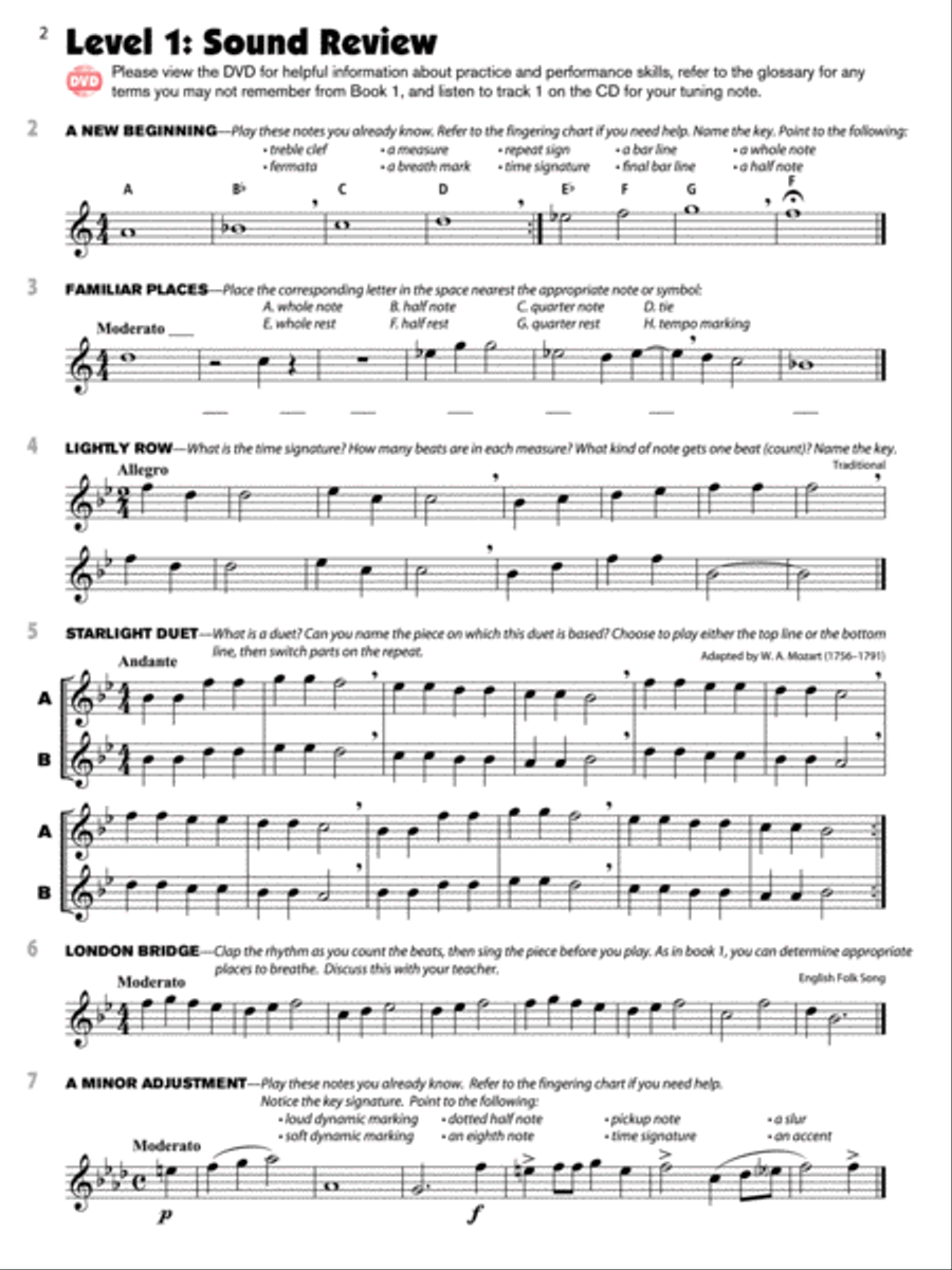 Sound Innovations for Concert Band Concert Band Methods scores gallery preview page 2