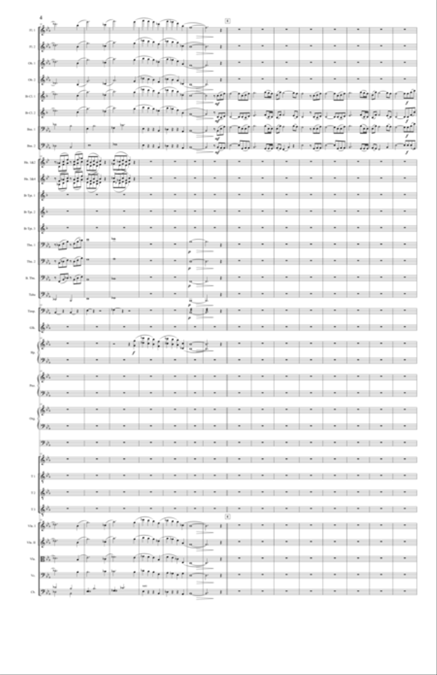 Praise and Glory Full Orchestra scores gallery preview page 4