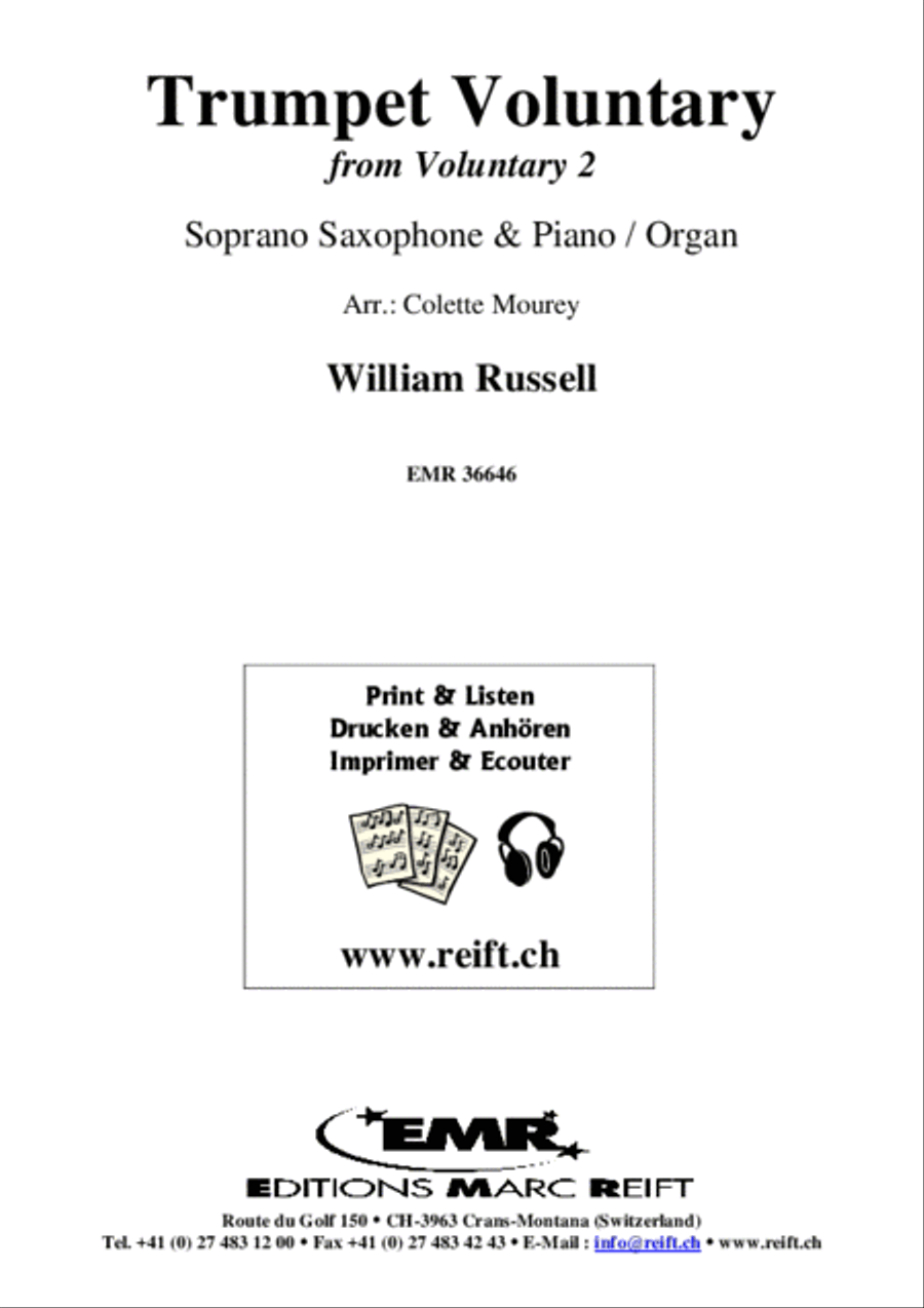 Trumpet Voluntary Trumpet Voluntary Soprano Saxophone scores gallery preview page 2