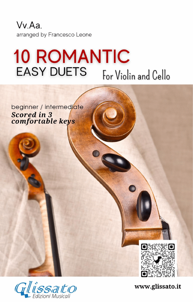 10 Romantic Easy duets for Violin and Cello image number null
