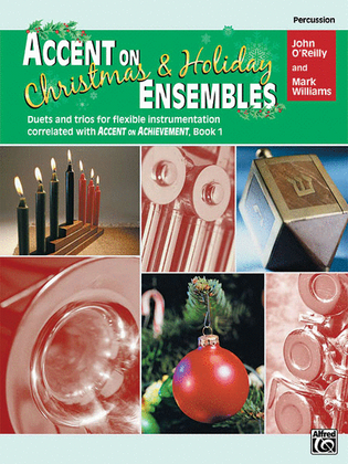 Book cover for Accent on Christmas and Holiday Ensembles