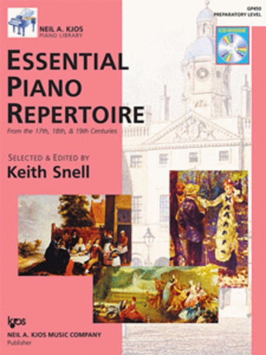 Essential Piano Rep Prep Book/CD 17/18/19Th Centur